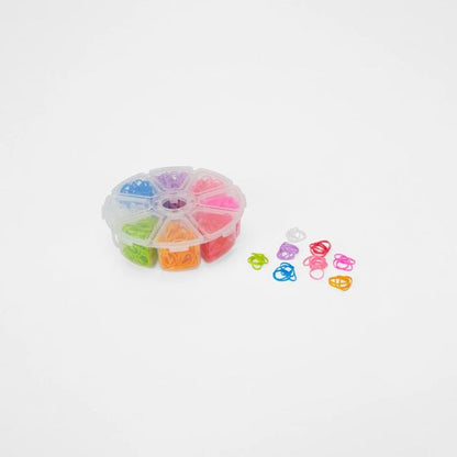 800 Pack Polybands, Rainbow - OXX Haircare