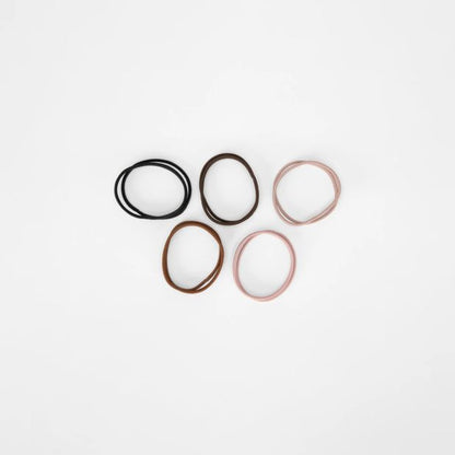 10 Pack Flat Snagless Elastics - OXX Haircare