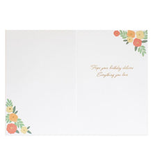 Hallmark Signature Birthday Card - Floral Wreath
