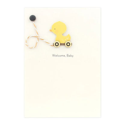 Hallmark Signature New Baby Card - Birth of Baby Duck