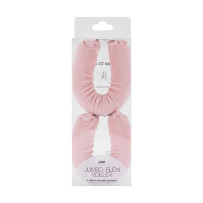 2 Piece Jumbo Flexi Rollers, Pink - OXX Haircare