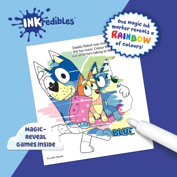 INKredibles Bluey Magic Ink Pictures!