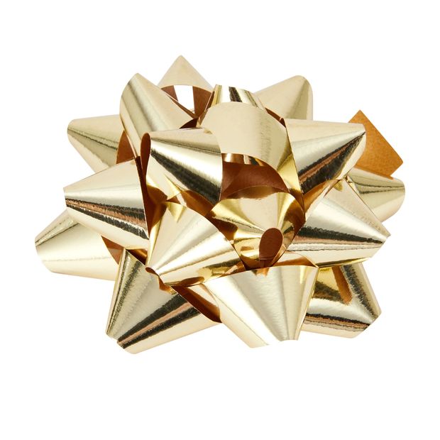 2 Piece Gift Bows, Gold Look - Anko