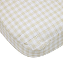 Fitted Change Mat Cover, Gingham - Anko