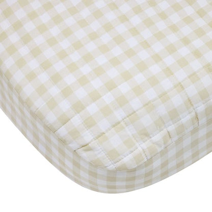 Fitted Change Mat Cover, Gingham - Anko