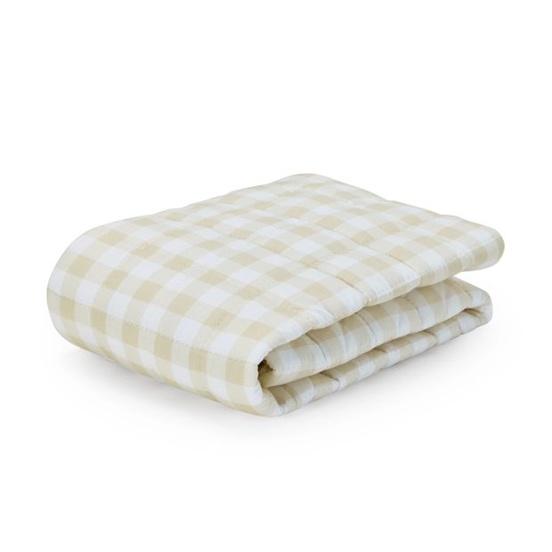 Fitted Change Mat Cover, Gingham - Anko