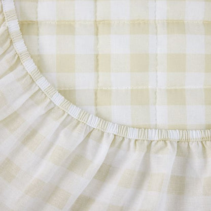 Fitted Change Mat Cover, Gingham - Anko