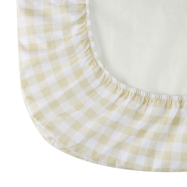 Fitted Change Mat Cover, Gingham - Anko