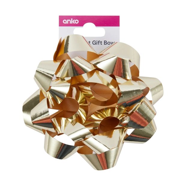 Giant Gift Bow, Gold Look - Anko