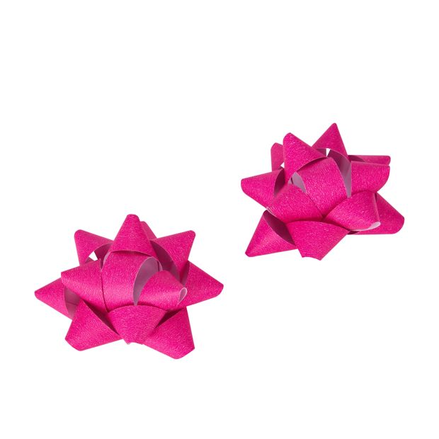 10 Piece Mini Paper Bows, Brights - Anko