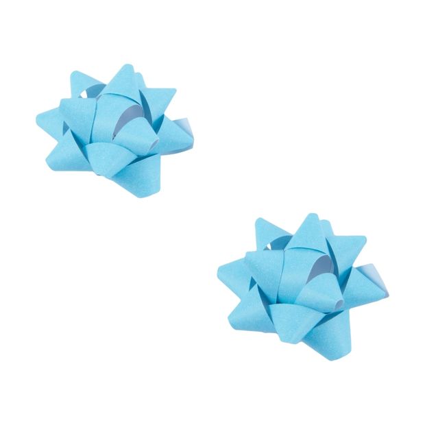 10 Piece Mini Paper Bows, Brights - Anko