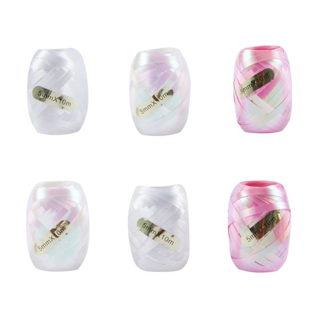 6 Piece Curling Ribbons, Iridescent - Anko