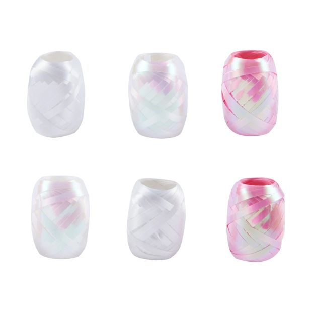 6 Piece Curling Ribbons, Iridescent - Anko