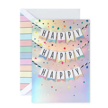 Hallmark Signature Birthday Card - Happy Happy Happy