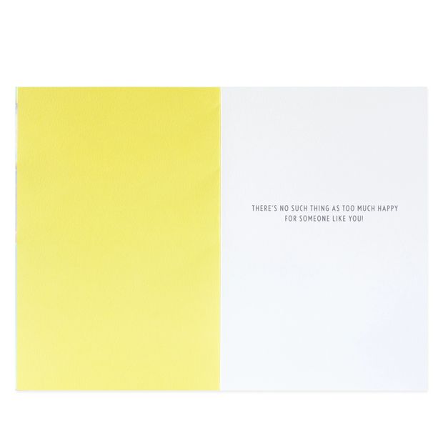 Hallmark Signature Birthday Card - Happy Happy Happy