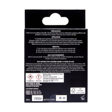 24 Pack Artificial Nails with Adhesive, Almond Shape, Black and Silver Glitter - OXX Cosmetics