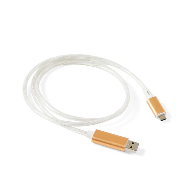 USB-A to C 1m Cable with Light Star - Anko