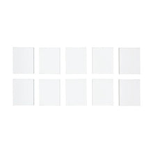 10-Piece Stretched Canvas Set, 20cm x 25cm