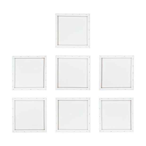 12" x 12" Stretched Canvas Pack - 7 Pieces