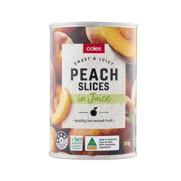 Australian Peach Slices In Juice