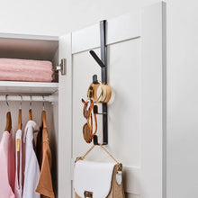 Over the Door Vertical Hook, Black - Anko