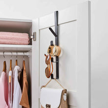 Over the Door Vertical Hook - Black