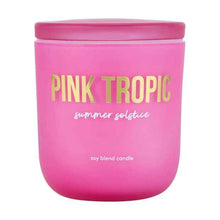 Pink Tropic Summer Solstice Soy Blend Fragrant Candle - Anko