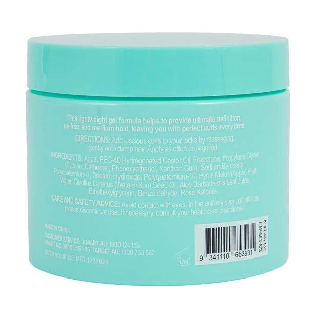 Melon Crush Curl Defining Jelly 300ml, Watermelon and Apple Scented - OXX Haircare