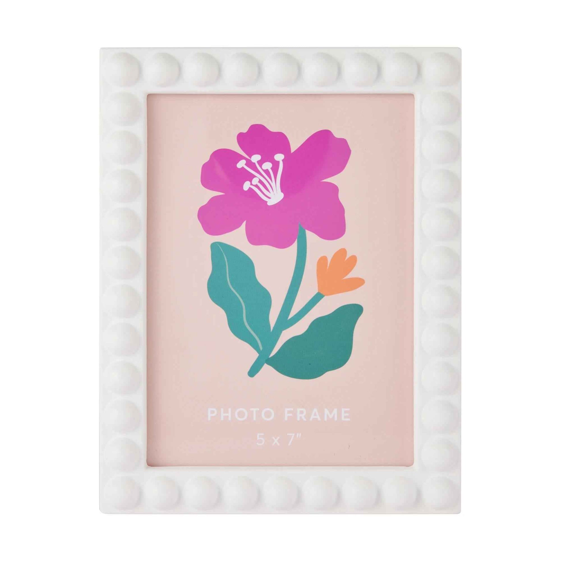 5in. x 7in. Bobbin Frame - White