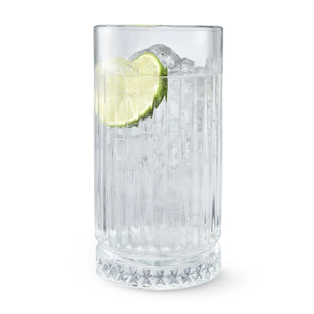 6 Clear Manhattan Hiball Glasses - Anko
