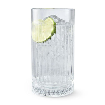 6 Clear Manhattan Hiball Glasses - Anko