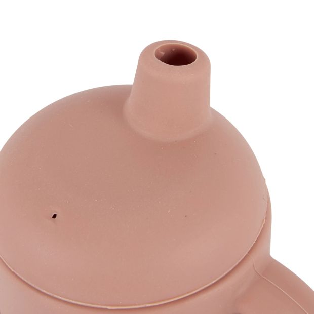 Silicone Sippy Cup with Straw, Assorted - Anko