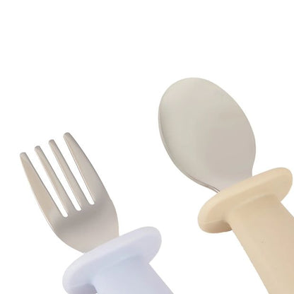 4 Piece Spoon and Fork Set, Assorted - Anko