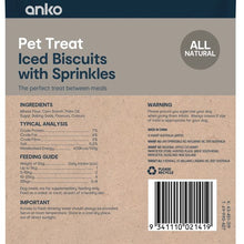 Pet Treat Iced Biscuits with Sprinkles - Anko