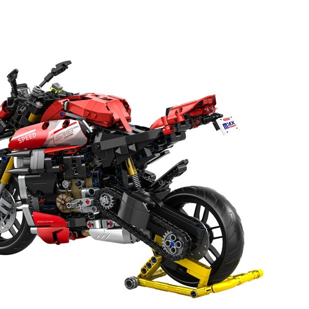963 Piece Mini Blocks Vehicle Series: Motorbike