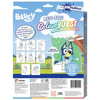 INKredibles Bluey Mess-Free ColourBurst Activity Kit - Book