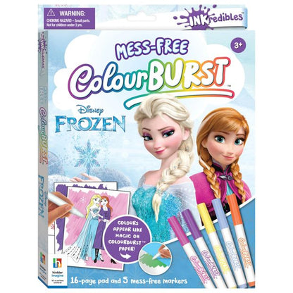 INKredibles Disney Frozen Mess-Free ColourBurst Activity Kit