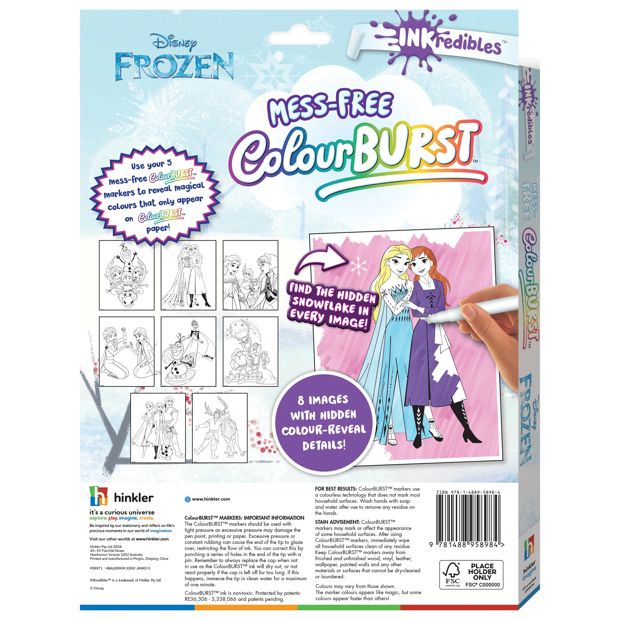 INKredibles Disney Frozen Mess-Free ColourBurst Activity Kit