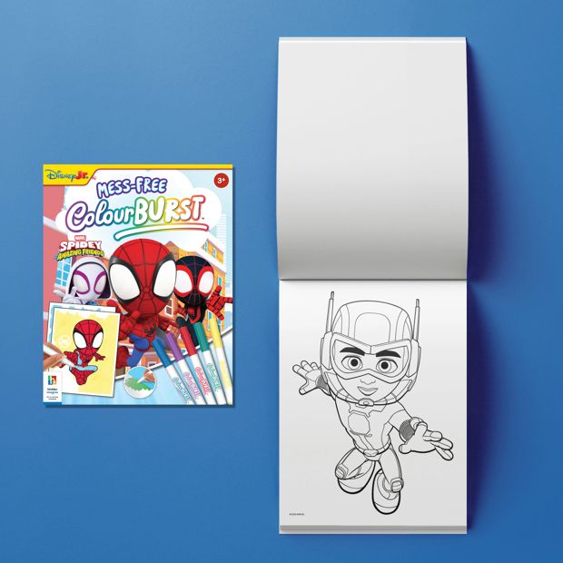 INKredibles Marvel Spidey and his Amazing Friends Mess-Free ColourBurst Activity Kit