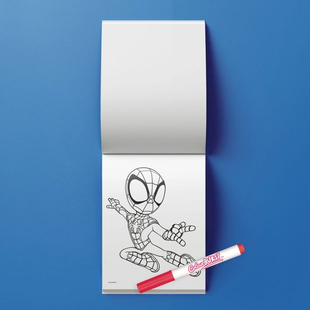 INKredibles Marvel Spidey and his Amazing Friends Mess-Free ColourBurst Activity Kit