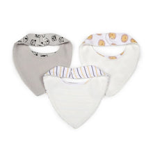 3 Pack Bandana Bibs, Animal - Anko