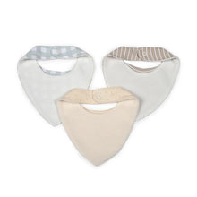 3 Pack Bandana Bibs, Gingham - Anko
