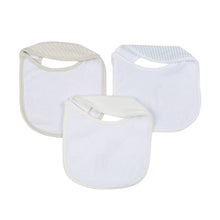 3 Pack Organic Cotton Bibs, Animals - Anko