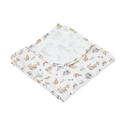 Cotton Jersey Blanket, Australiana - Anko
