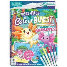 INKredibles Mess-Free ColourBurst: Adorable Axolotls Activity Kit - Book