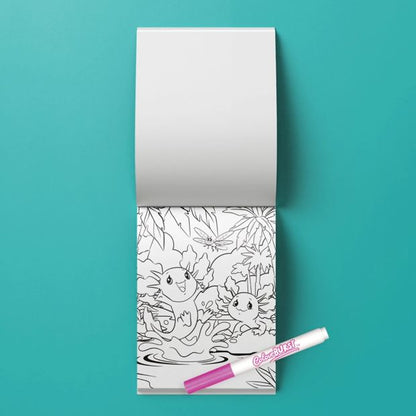 INKredibles Mess-Free ColourBurst: Adorable Axolotls Activity Kit - Book