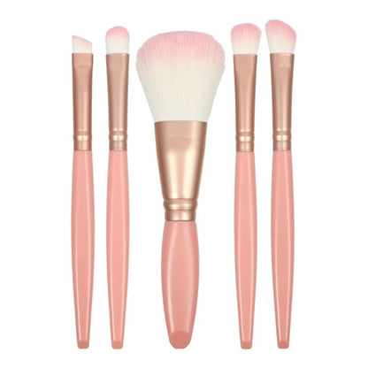 BYS Queen Bee 5 Piece Makeup Brush Kit - Rose Gold