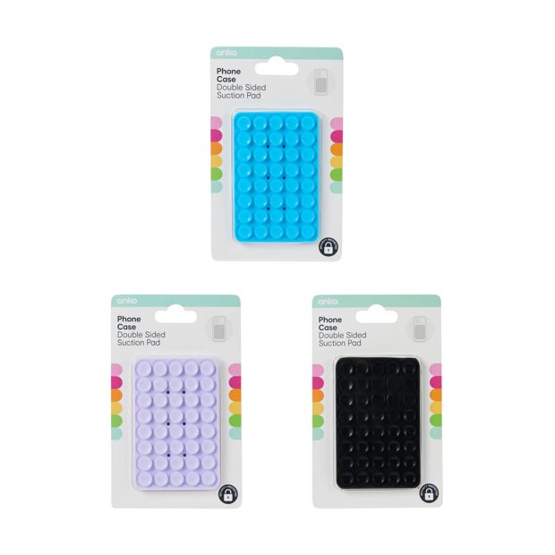 Phone Case with Double Sided Suction Pad, Assorted - Anko