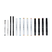 13 Pack Manga Drawing Set, Blue - Anko