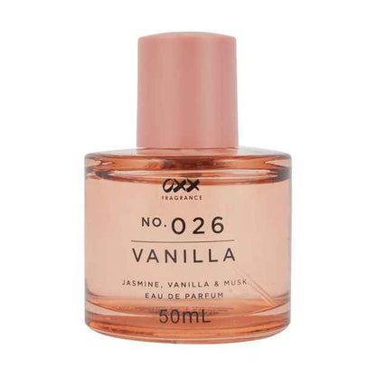 No. 026 Vanilla Eau De Parfum 50ml, Jasmine, Vanilla and Musk - OXX Fragrance